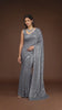 Picture Perfect - Sequins Saree (One And Only Silver)