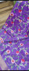 Lavish Lavender Pure Handwoven Silk Linen Saree