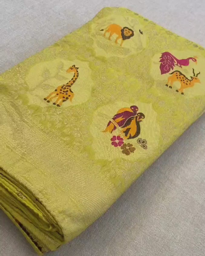 Nature's Palette Banarasi Silk Saree