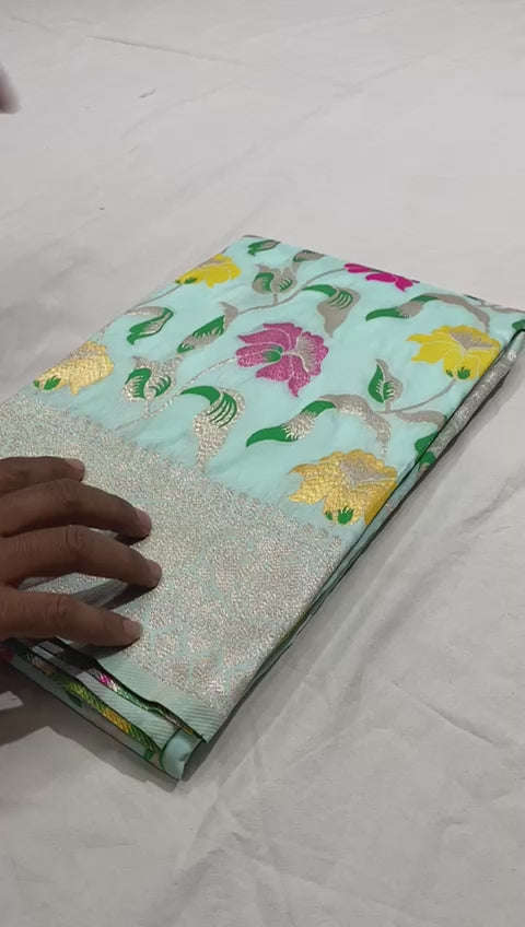 crème de la crème (Kanchipuram Silk Saree)