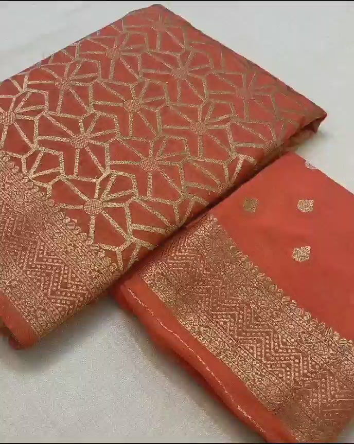 Universal Love khaddi Georgette Silk Saree [ Semi]