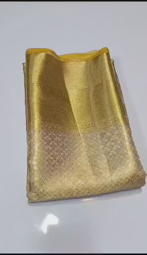 Pure Gold Timeless Heritage - Banarasi Tissue Silk