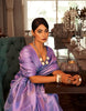Whisper of Luxury - Silk Saree(constant Lavender)