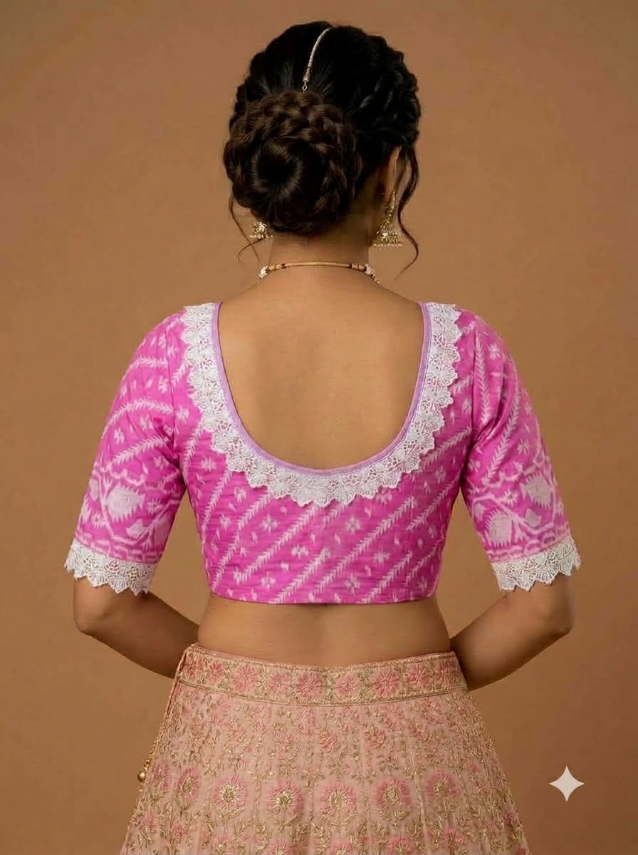 🌸Rasleela Jamdani Blouse 🌸