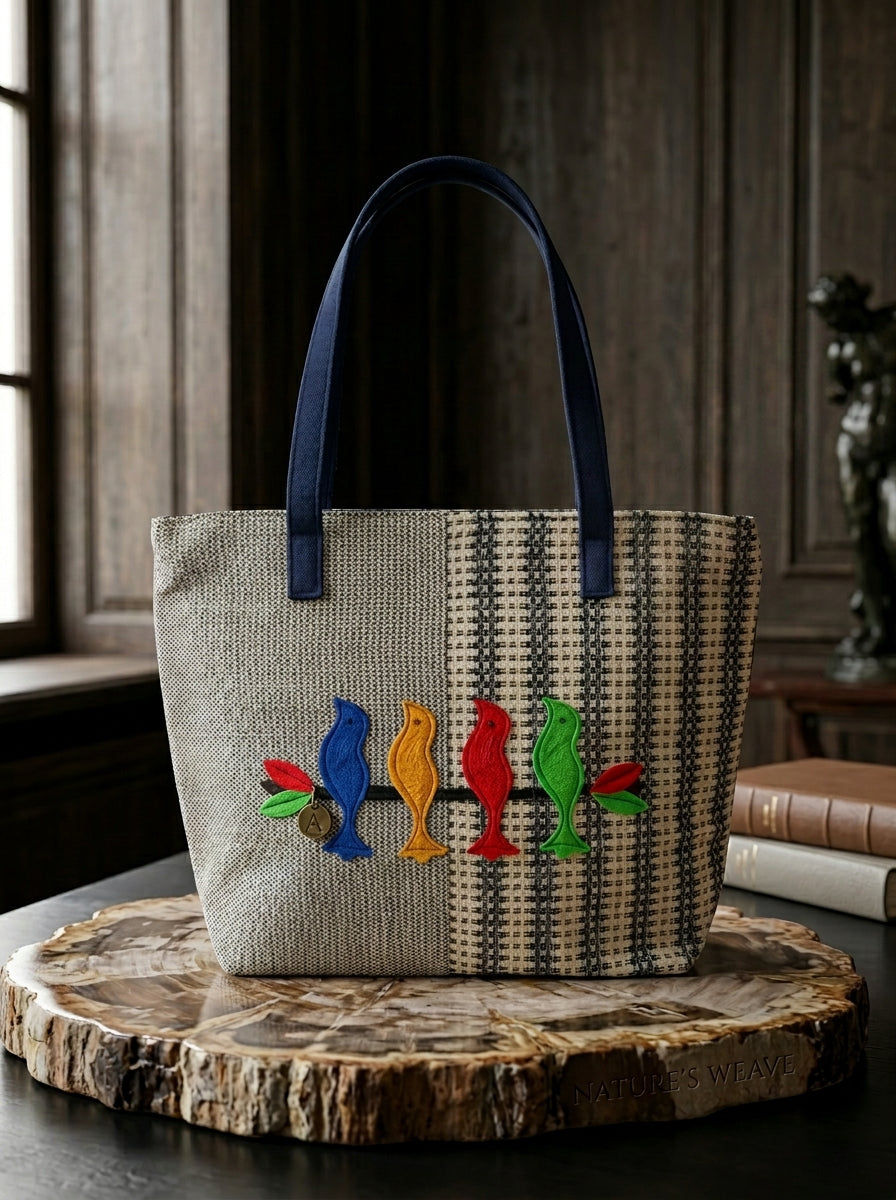 Carry Style- Dual Tone Tote Bag