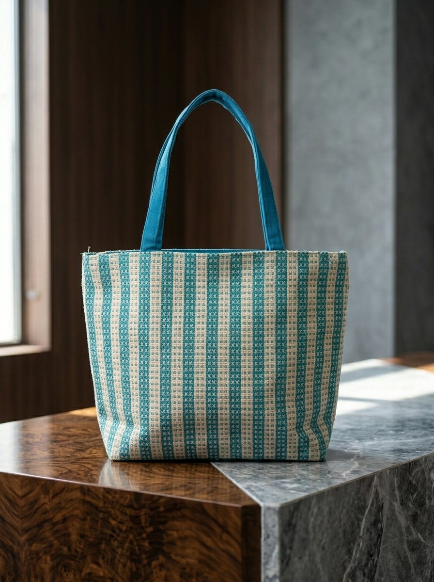 Carry Style- Dual Tone Tote Bag