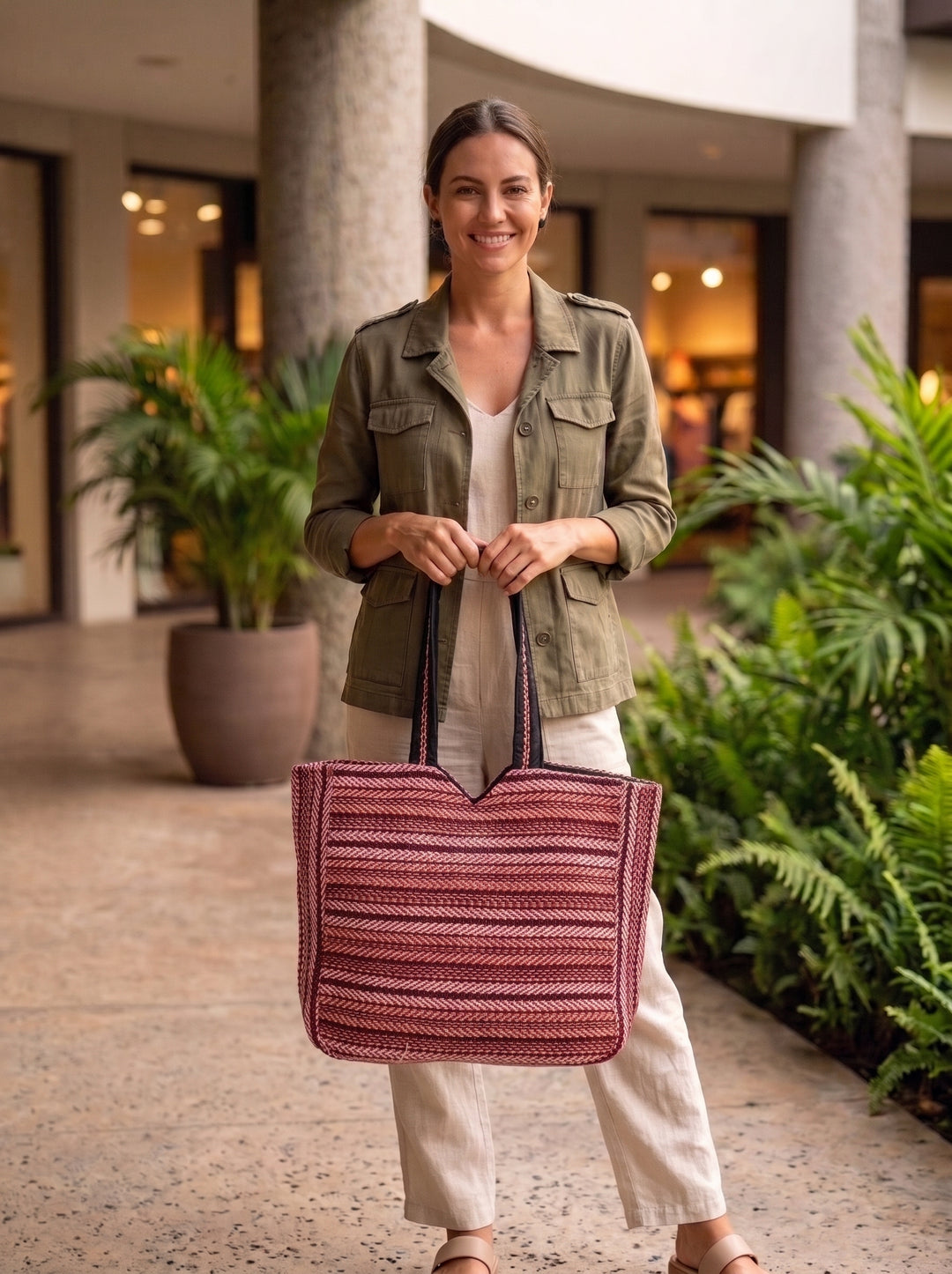 Rustic Meadow – Handcrafted Tote Bag