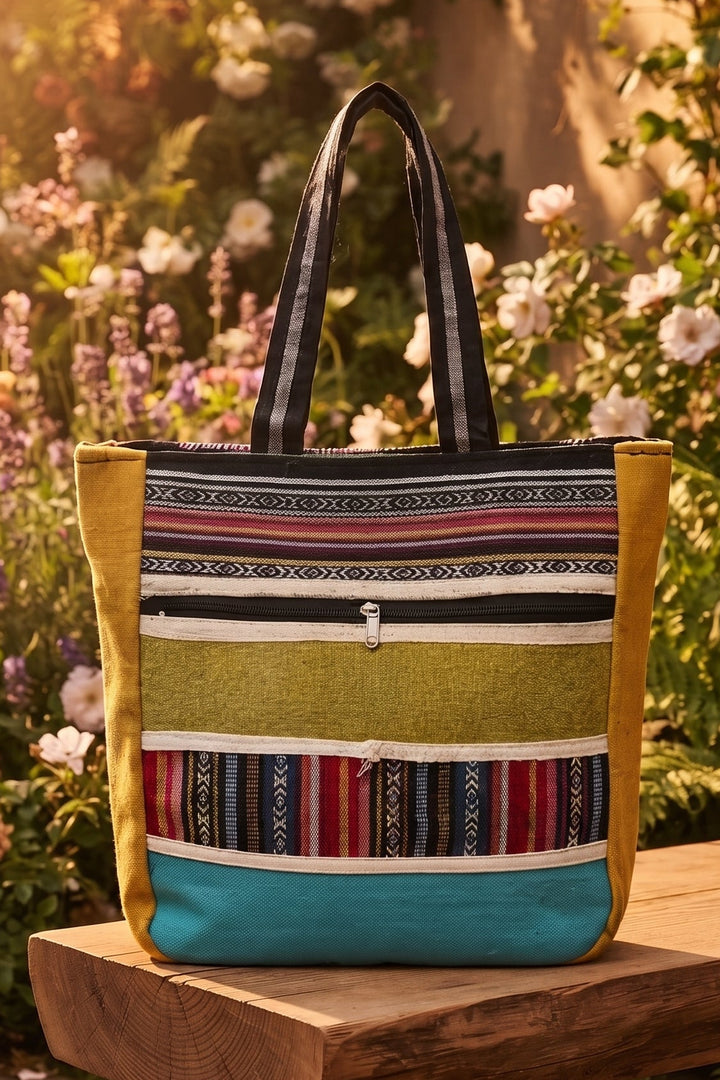 The Rustic Roots - Boho Tote Bag