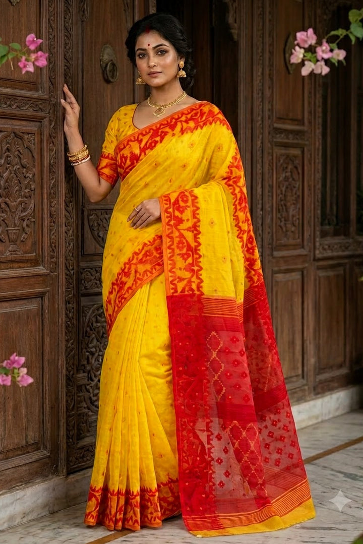 Madhabilata Jamdani Saree