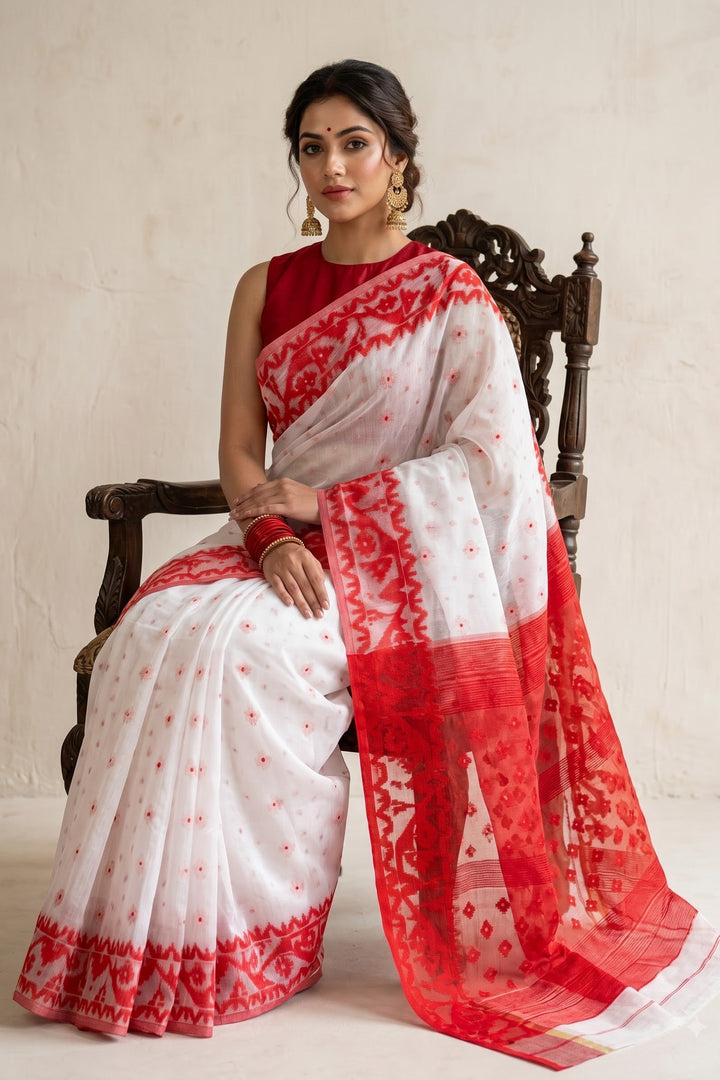 Madhabilata Jamdani Saree