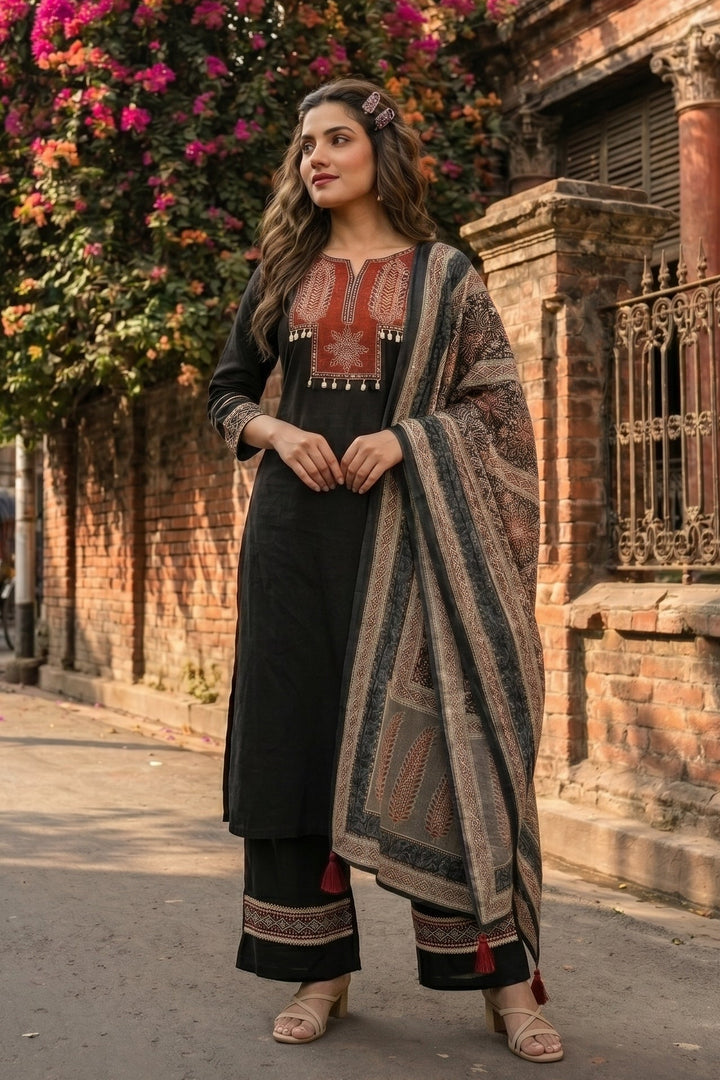 Sweet Moments Cotton Kurti Set