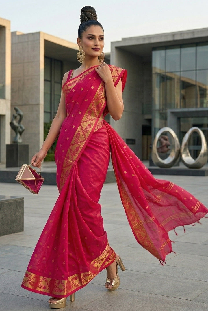 Metro Muse Khadi Cotton Saree