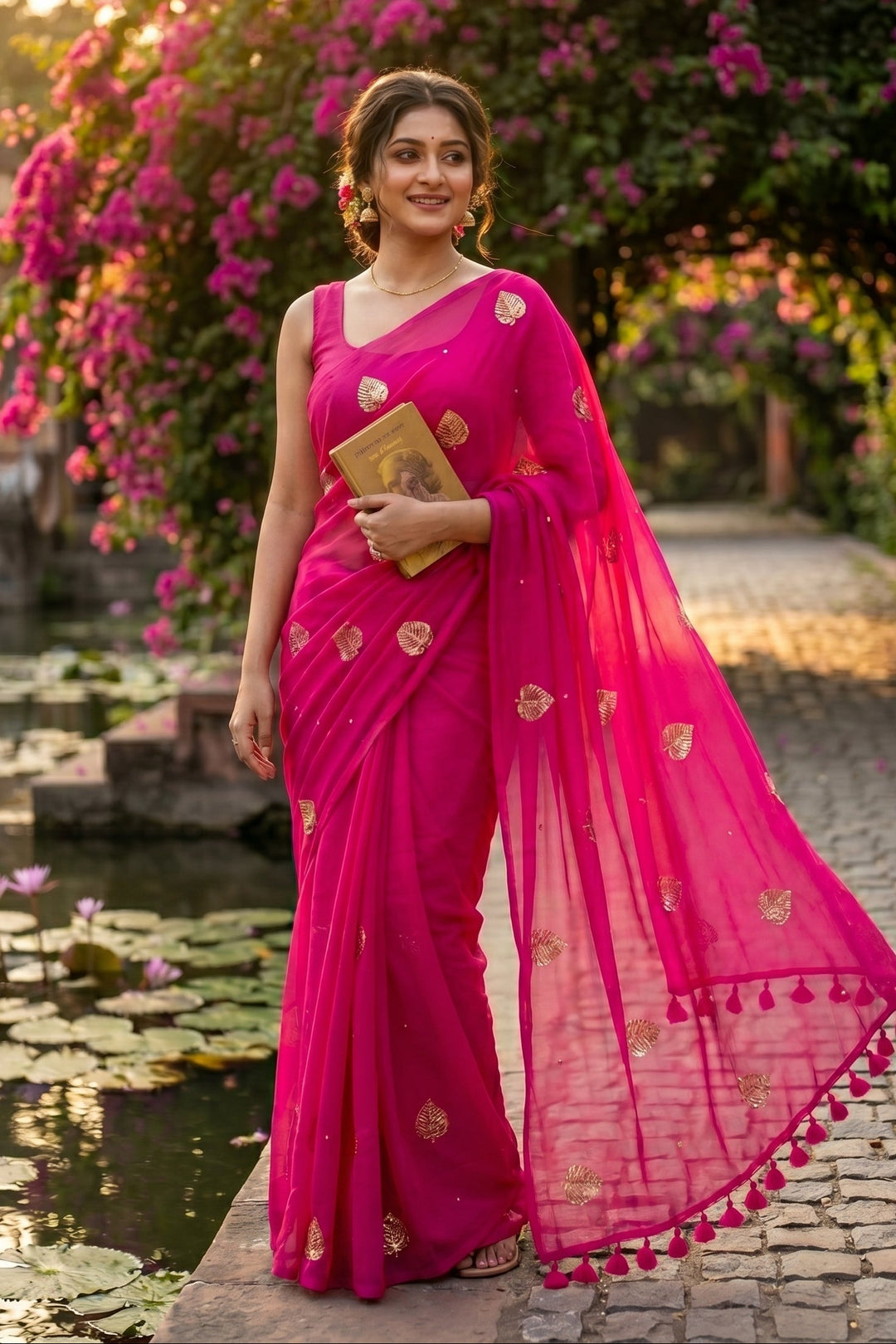 Bosonto Bilash Mul Cotton Saree