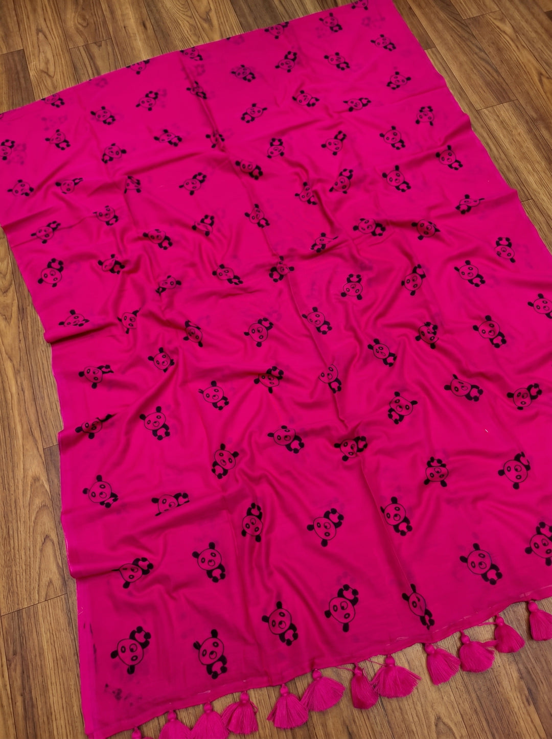 Little Panda Tale Mul Cotton Saree