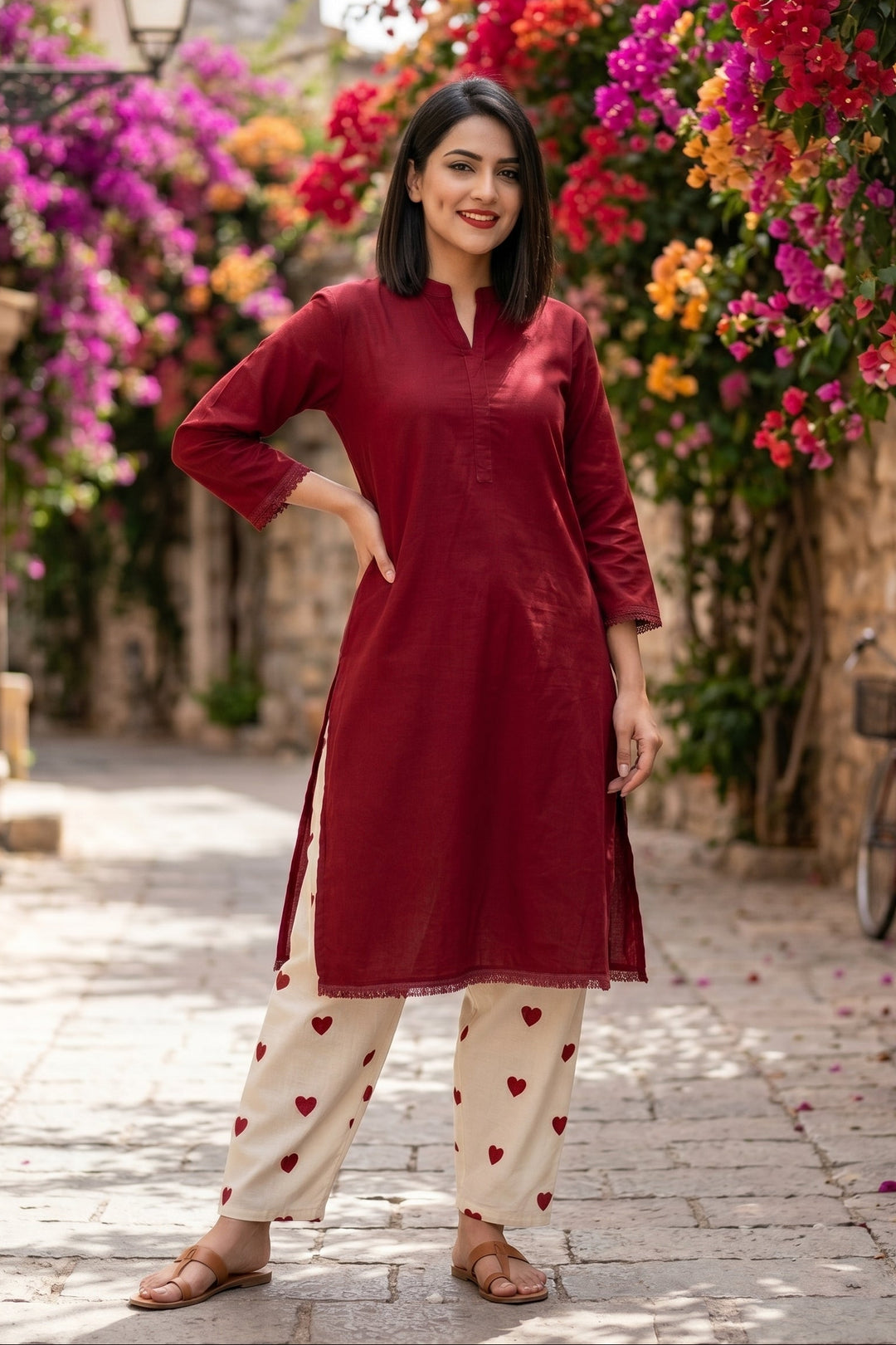 Love In The Air Rayon Co-Ord Sets