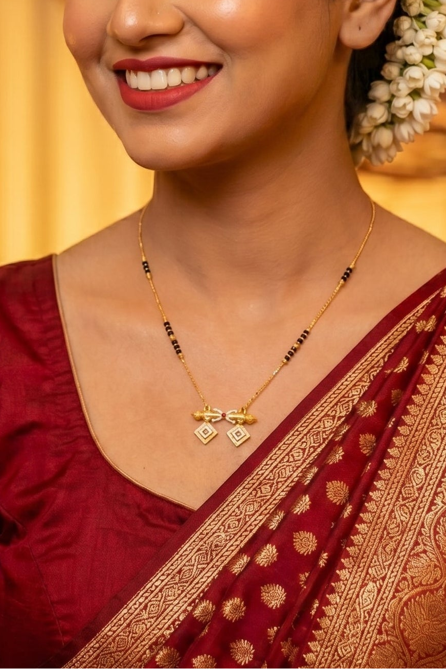 The Ruby Twin- Mangalsutra