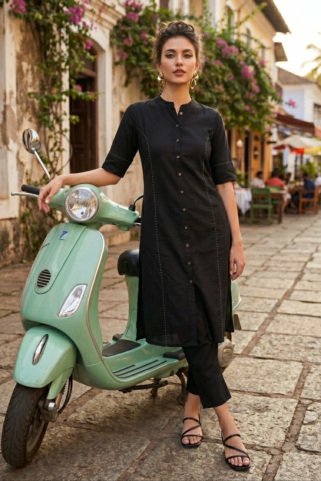 Master Of Color Cotton Kurti Set
