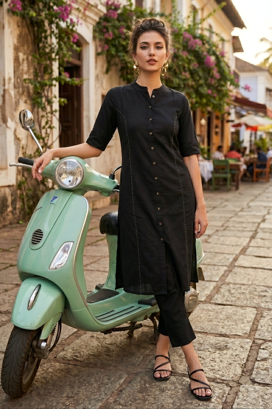 Master Of Color Cotton Kurti Set