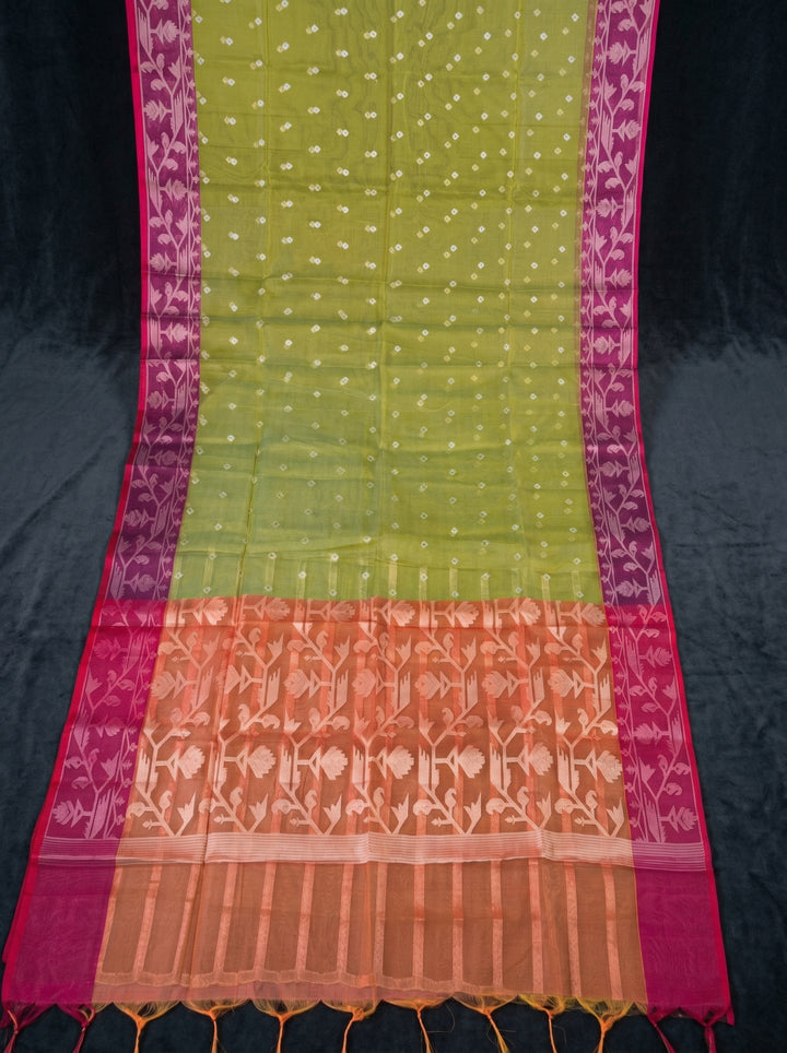 Padma Rekha  Muslin Jamdani Saree