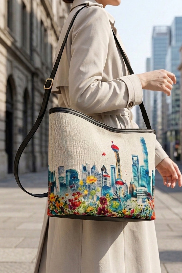 Shanghai Skyline - A Sling Bag
