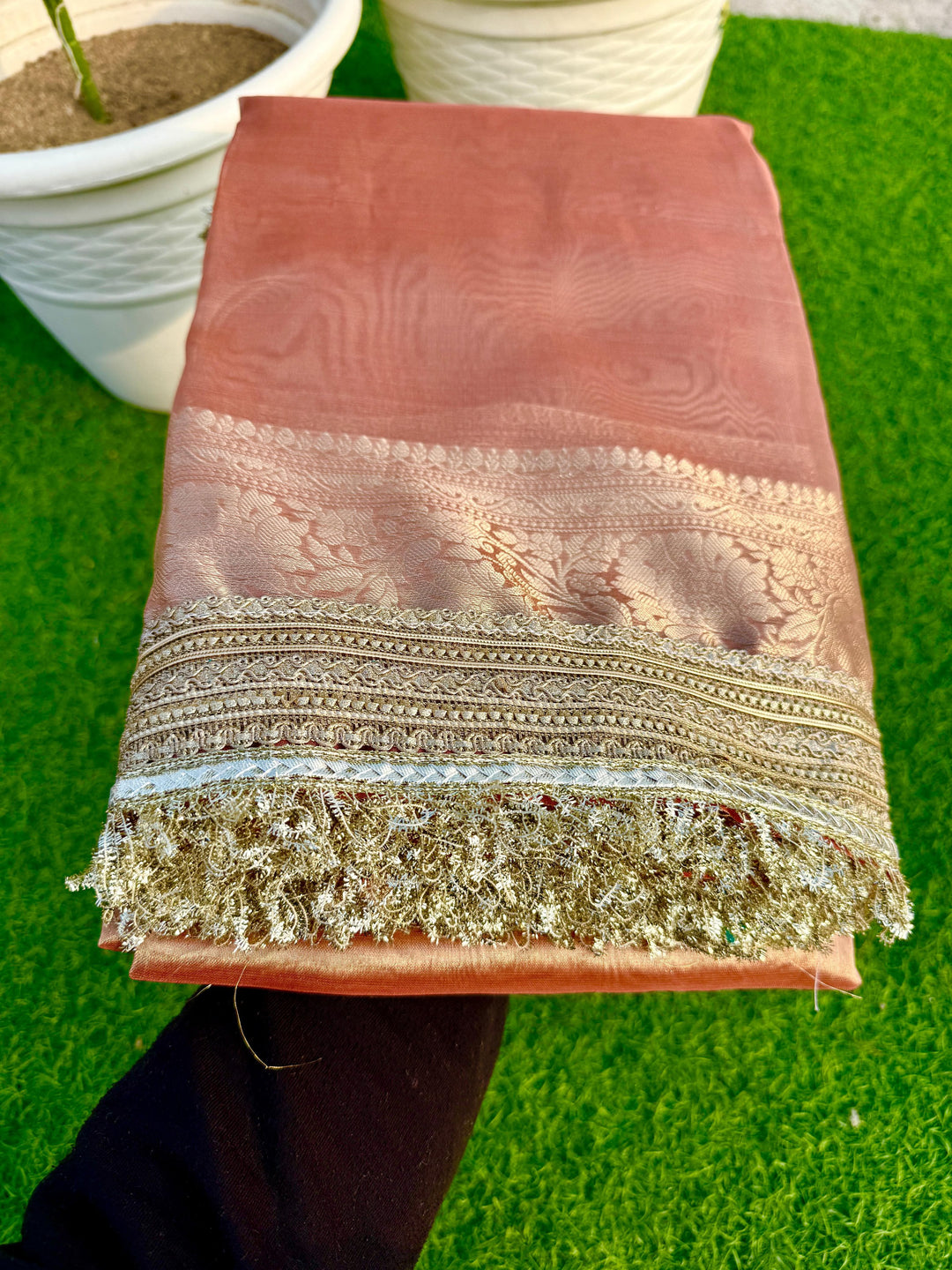 Solstice Soul Banarasi Tissue Silk Saree