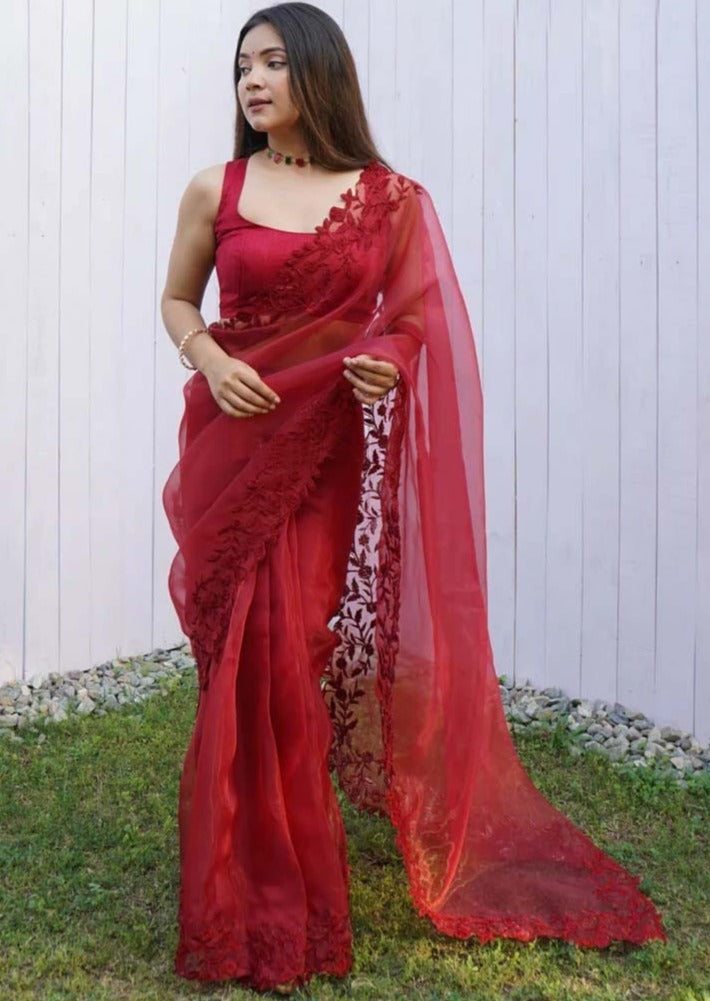 One in One Organza Saree