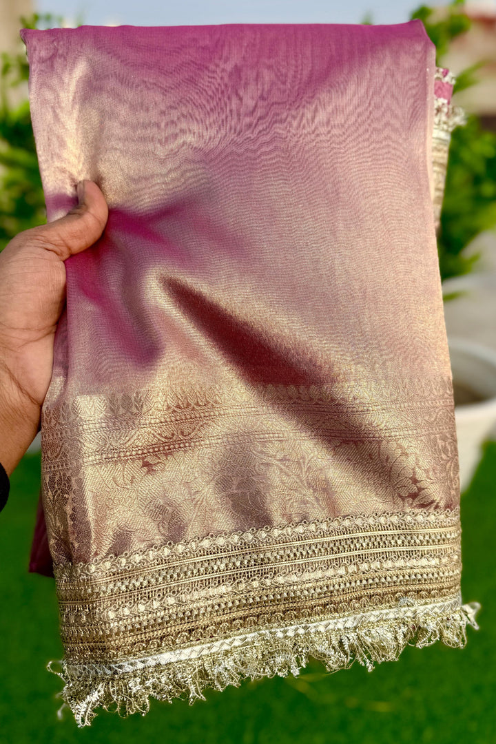 Solstice Soul Banarasi Tissue Silk Saree