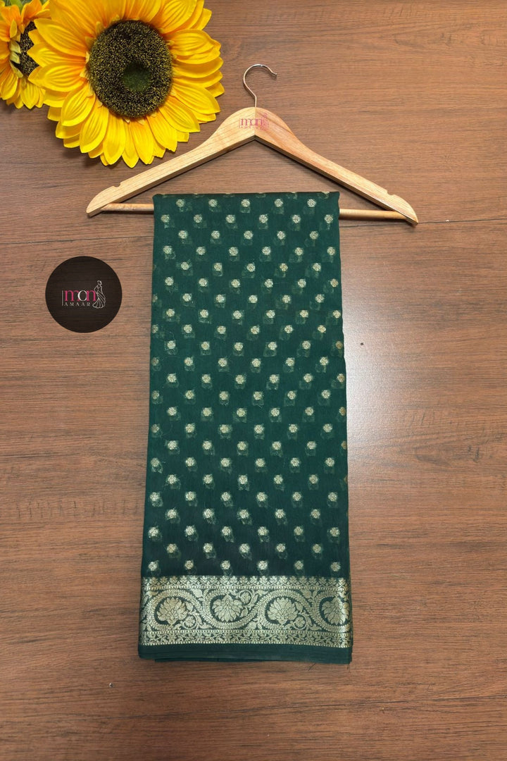 Koniya Semi Georgette Banarasi  Saree