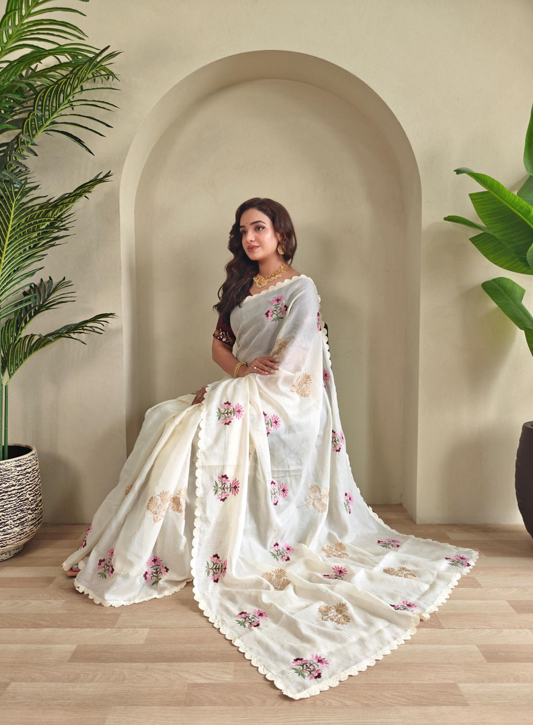 Rays of Resilience Kota Doriya Saree