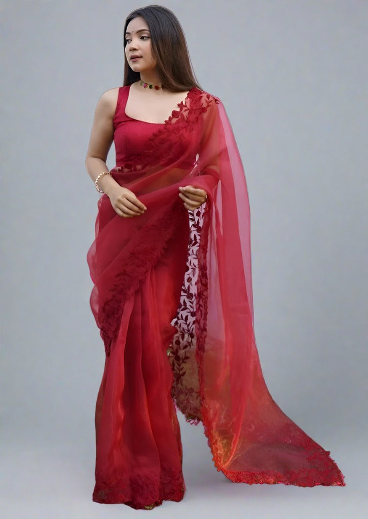 One in One Organza Saree