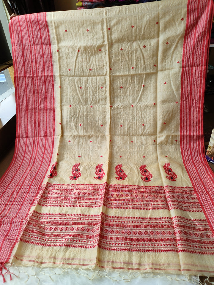 Sterling - The Auspicious Tussar Saree