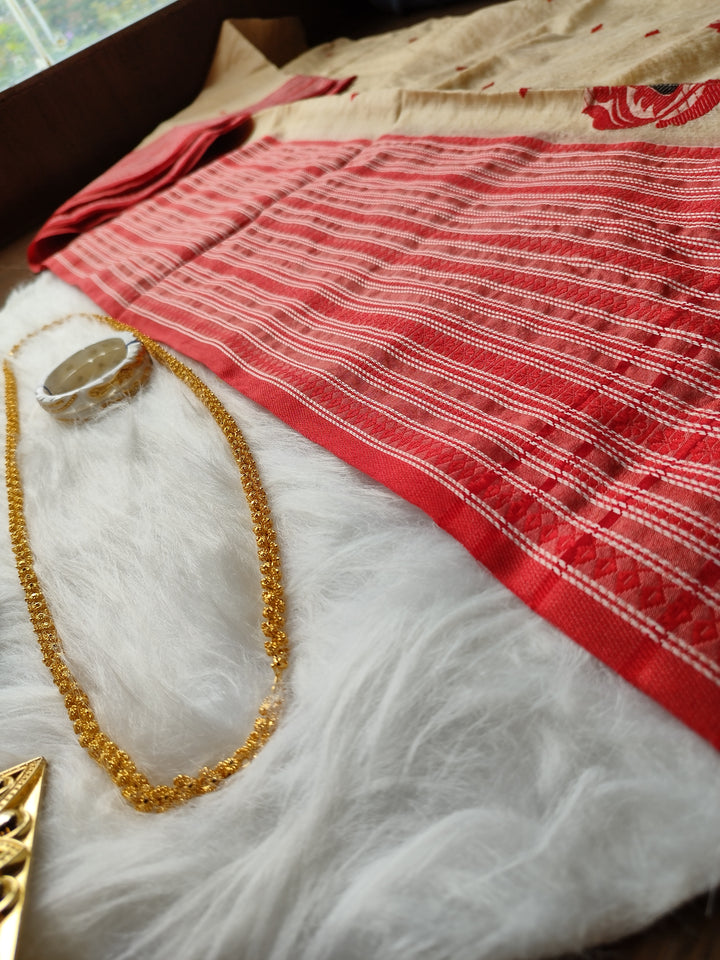 Sterling - The Auspicious Tussar Saree