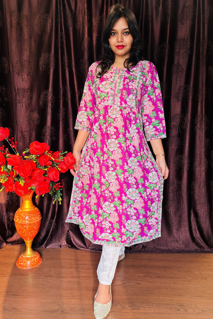 Just vibes - Naira cut Kurti