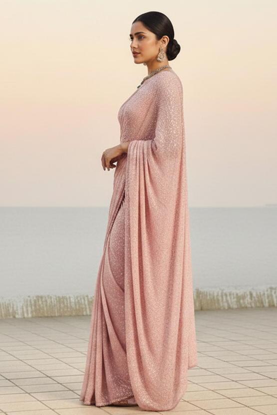 Alia Bhatt Inspired Georgette Saree