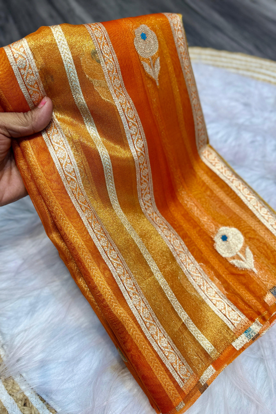 Close To You Banarasi Tissue Silk Saree