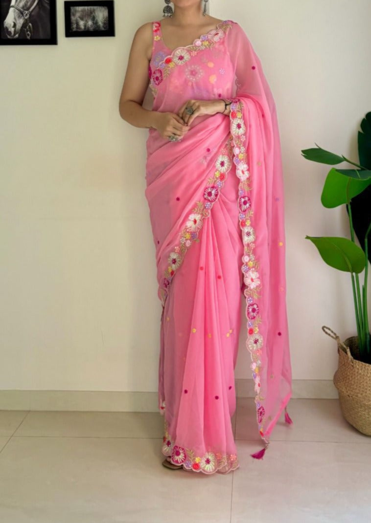 kaleidoscopic (Georgette Saree)