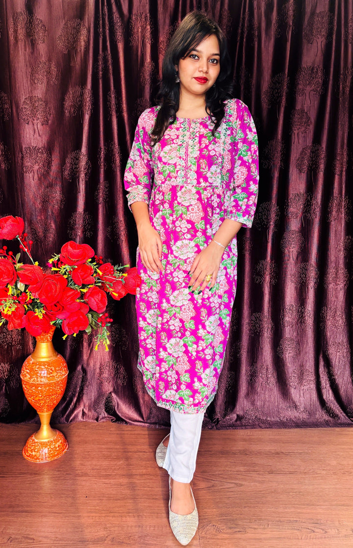 Just vibes - Naira cut Kurti