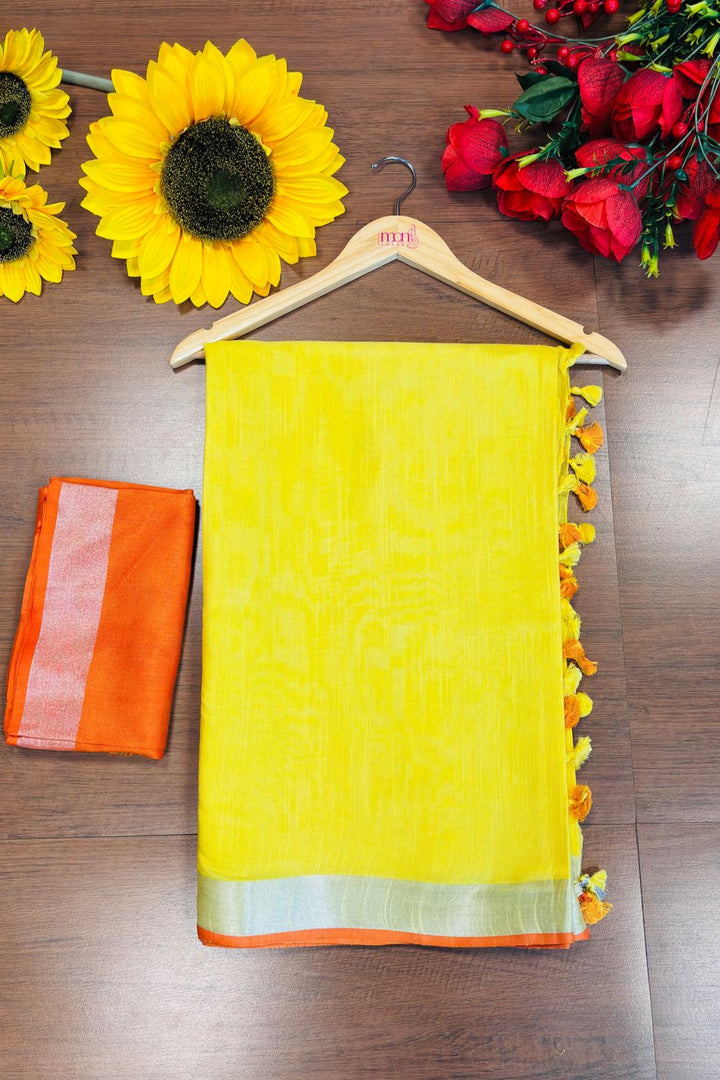 Famous Cotton Linen Saree