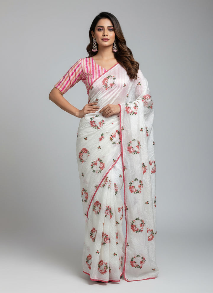 Shangri-la-Crush Paper Silk Saree