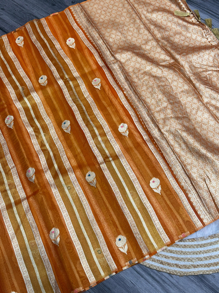 Close To You Banarasi Tissue Silk Saree
