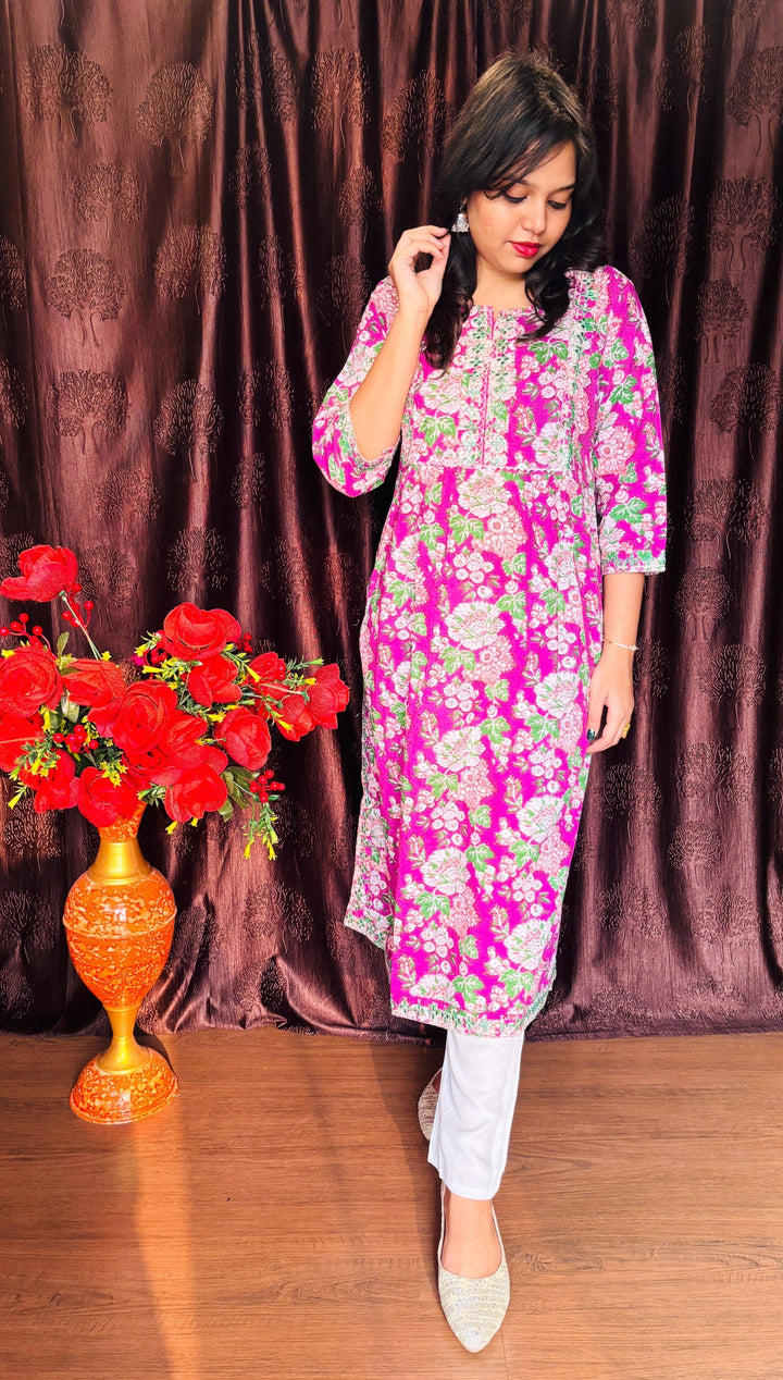 Just vibes - Naira cut Kurti