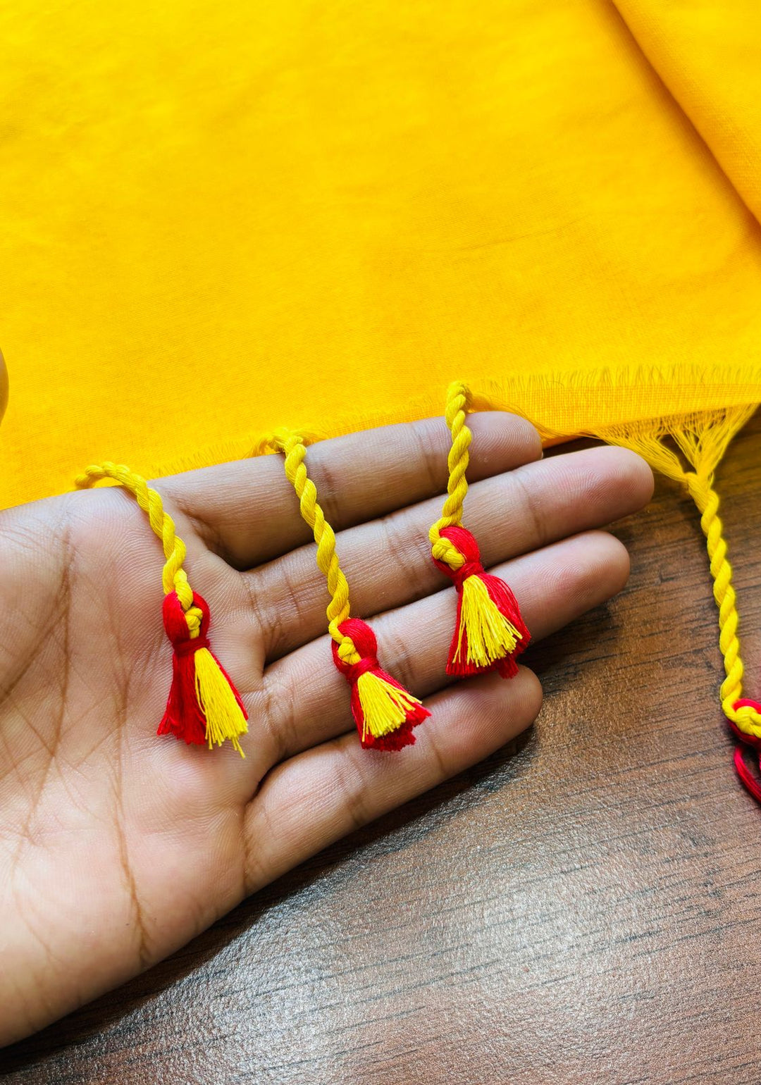 Sun Moon - Khadi Cotton Saree( Bengal Handloom)