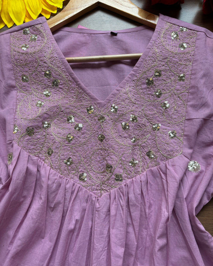 Dreamy Allure-Cotton Kurti Set