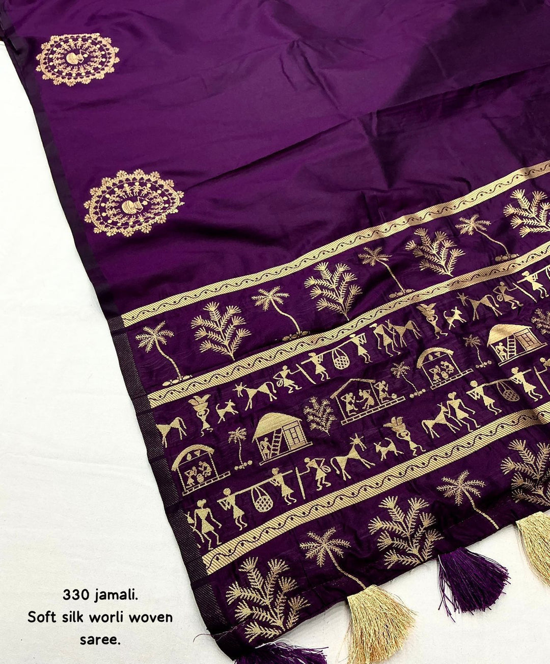 Innovation With Worli Fancy Silk Saree