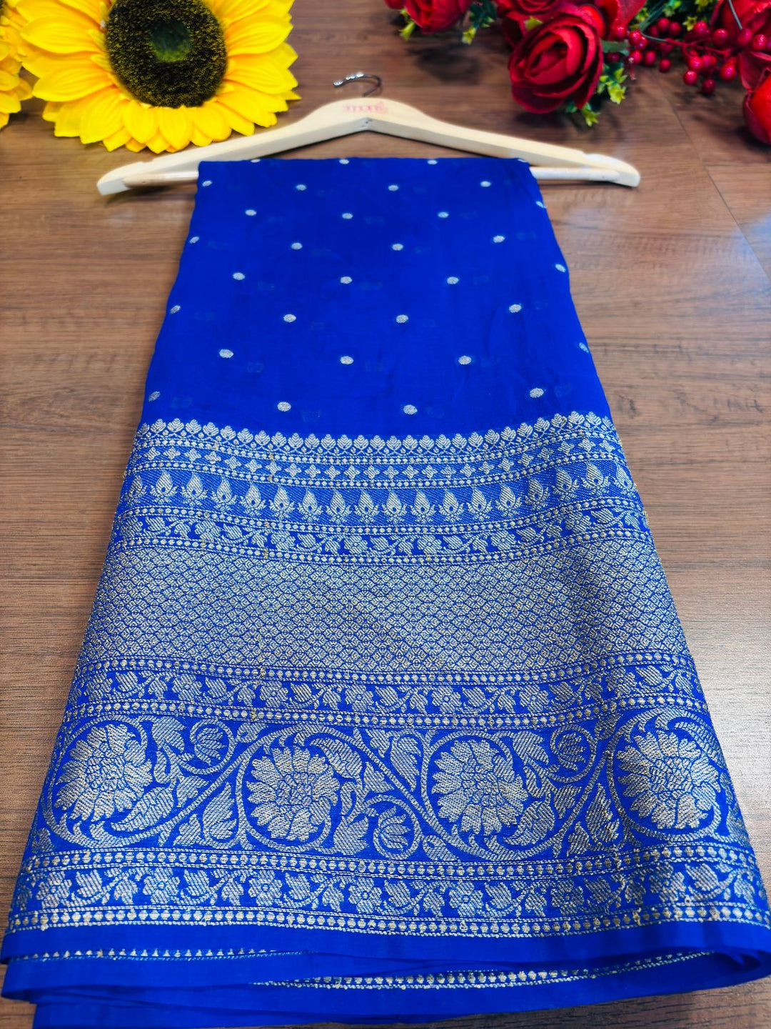 Sadgi- Semi Georgette Banarasi Saree