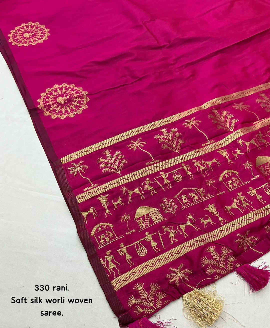 Innovation With Worli Fancy Silk Saree