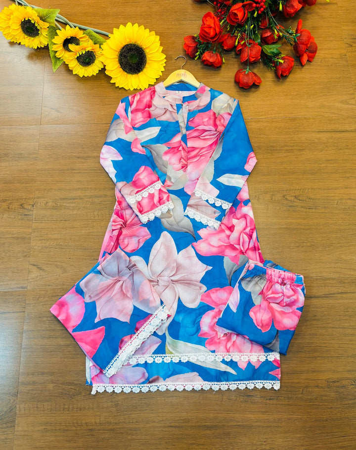 Palette of Affection - Colorful Vibrant Kurti Set