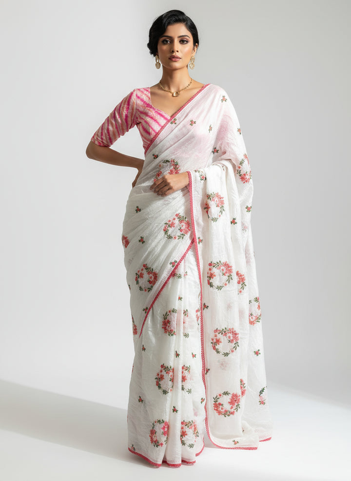 Shangri-la-Crush Paper Silk Saree