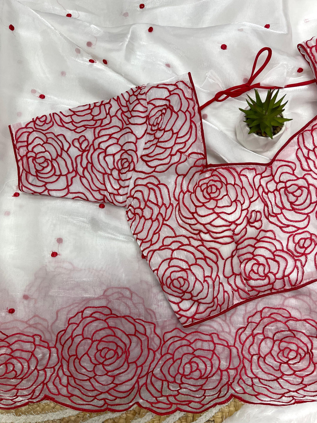 Rose Merry Jimmy Chu Saree