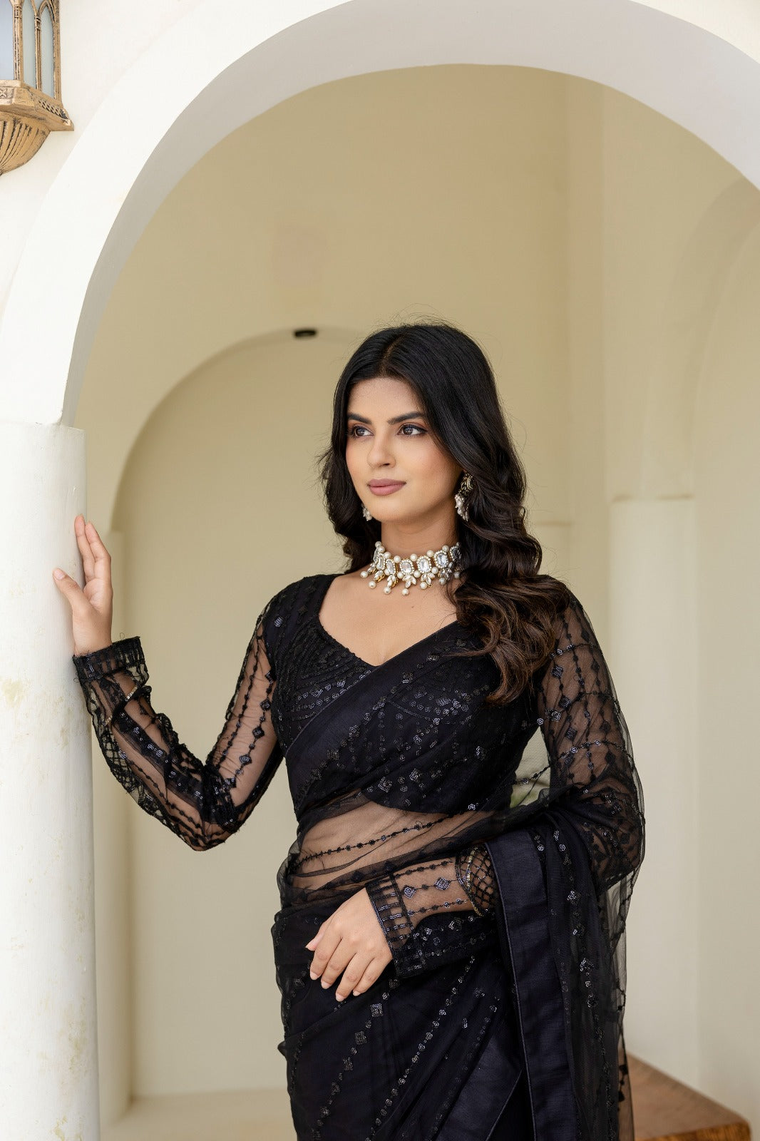 The Rebel Women - Net Saree